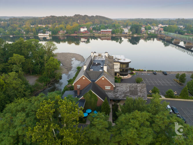 Lambertville Station's beautiful view