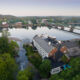 View from Lambertville and the Lambertville Station