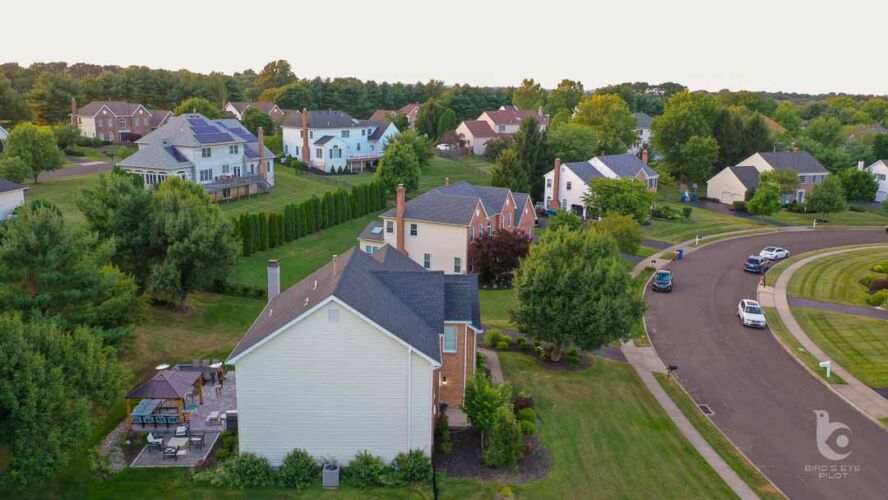 Aerial Perspective real estate house